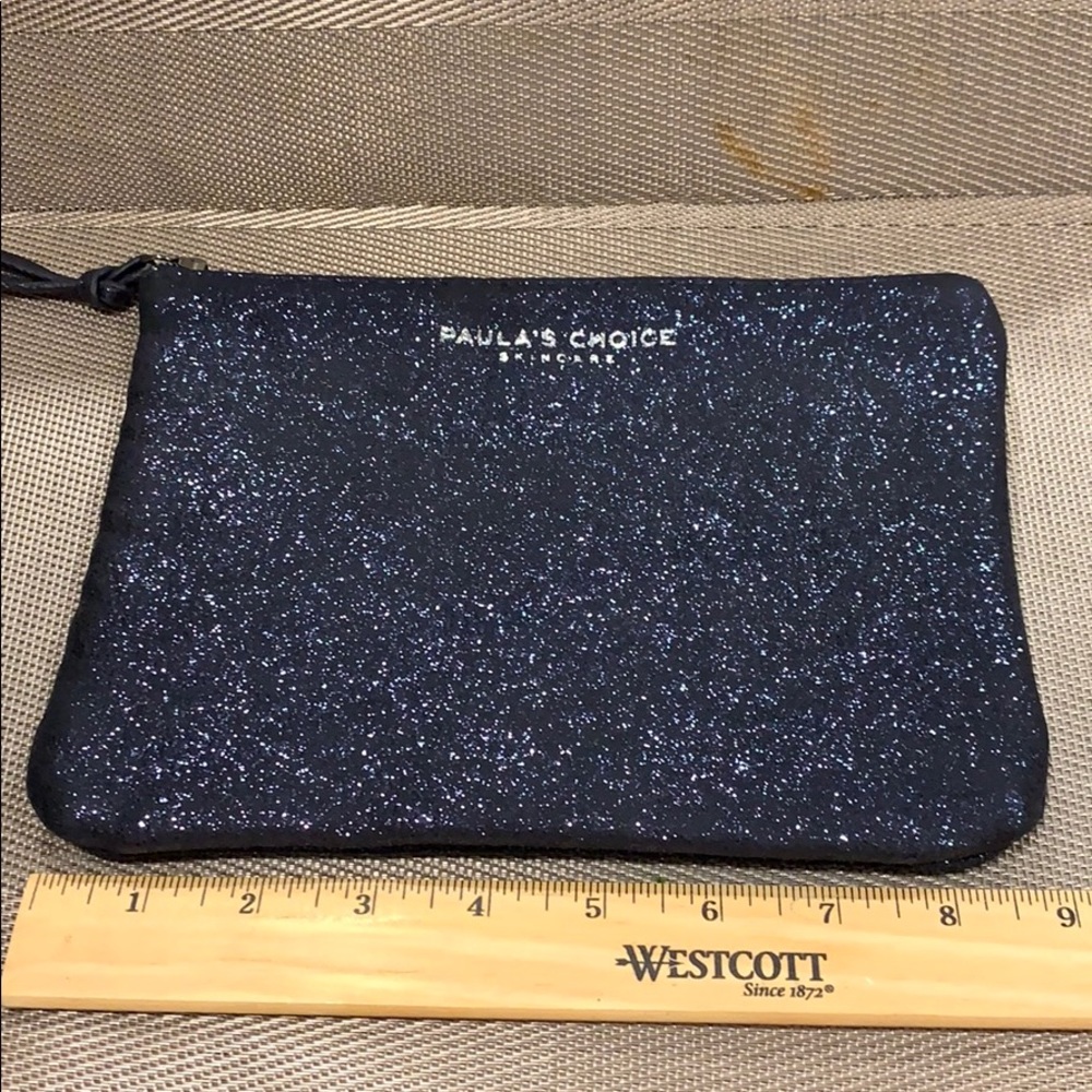 Paula’s choice sparkly cosmetic bags. NEW